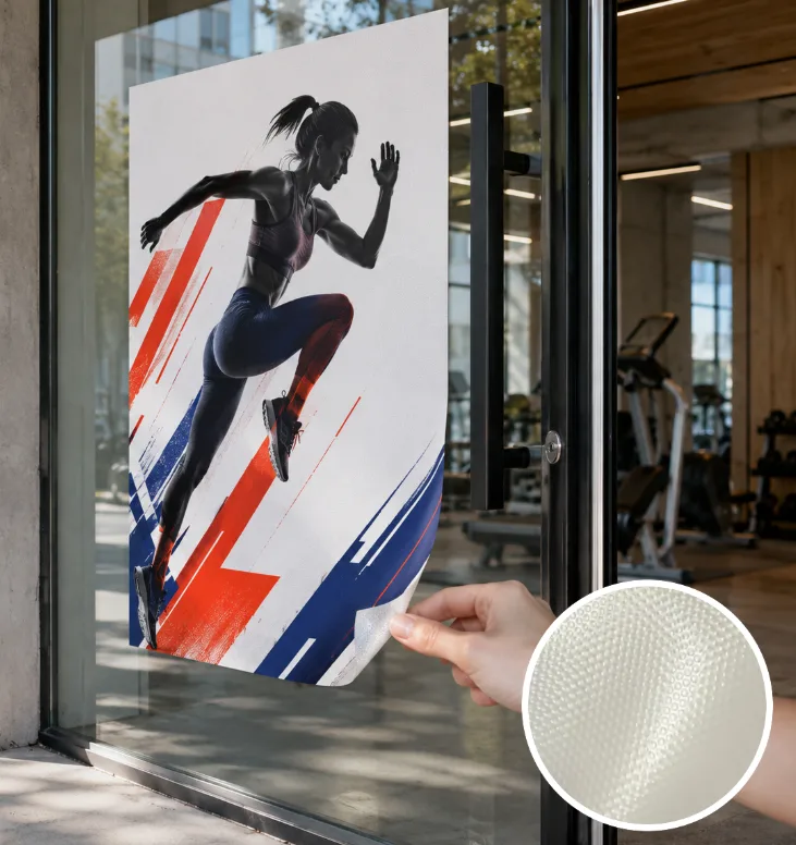 Print result on FreePost® WALLIZARD® film
